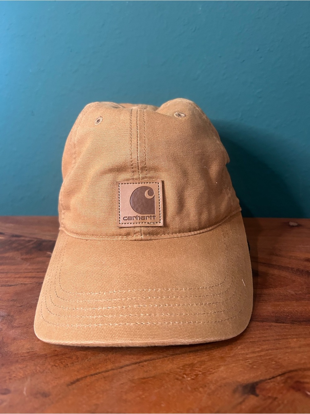 Carhartt Tan Canvas Logo Cap